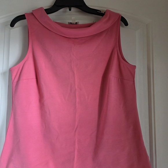 Talbots Tops - Talbots Pink Sleeveless Blouse with Collar